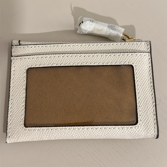Coach Cream Key and Card Holder - Picture 4 of 5